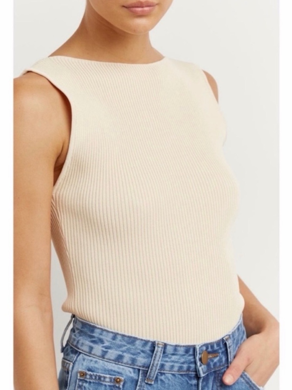 Dissh Aria Stone Knit Tank